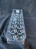 3-Piece Lot Of Clear Kitchen Storage Organizers
