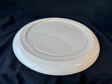 Large Hand-Painted Poinsettia Holiday Platter Signed M. Block
