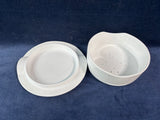 Avon White Cheese Brie Baker Ceramic Serving Dish Container