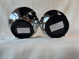 Lot Of 2 Mercury Glass Light Up Decorative Spheres