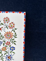 Wall Hanging Floral Ceramic Tile *Read Description*