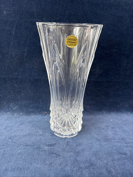 Cristal d'Arques France Crystal Vase