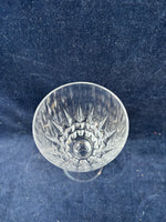 Set Of 5 Cristal d'Arques Durand Pompadour Lead Crystal Wine Water Glasses