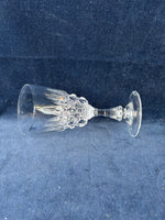 Set Of 5 Cristal d'Arques Durand Pompadour Lead Crystal Wine Water Glasses