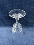 Set Of 5 Cristal d'Arques Durand Pompadour Lead Crystal Wine Water Glasses