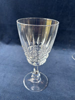 Set Of 5 Cristal d'Arques Durand Pompadour Lead Crystal Wine Water Glasses