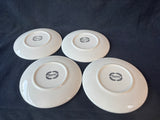 Lot Of 4 Maxcera Floral Appetizer Platesl
