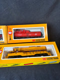 Lot Of 4 Cox HO Scale Electric Trains/Automobile In Boxes (A)