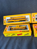 Lot Of 4 Cox HO Scale Electric Trains/Automobile In Boxes (A)