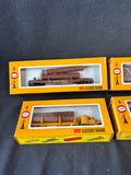 Lot Of 4 Cox HO Scale Electric Trains/Automobile In Boxes (C)