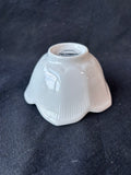 Set Of 4 Pier 1 Imports Lotus White Ribbed Tulip Bowls