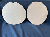 Pair Of Decorative Wall Hanging Bullseye Plaques