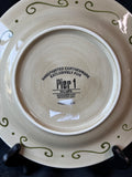 Pier 1 Vallarta Hand Painted Plate