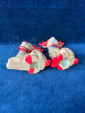 Pair Of Ceramic Reindeer Figurines