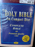 The Holy Bible Alexander Scourby Narration Complete Bible With 60 CDs KJV, Unopened