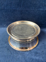 Silver-Plated Wine Bottle Coaster