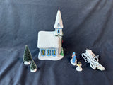 Dept. 56 “Church Of Peace” Set Of 5, Light Works