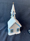 Dept. 56 “Church Of Peace” Set Of 5, Light Works