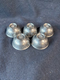 Set Of 5 Metal Salt Cellars