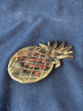 Brass Pineapple Hospitality Wall Decor Plaque 1984