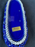 PRIMO'GI Cobalt Blue Ceramic Basket Woven Made in Italy