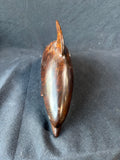 Heavy Hand Carved Dolphin Figurine