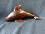Heavy Hand Carved Dolphin Figurine