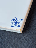 Colonial Williamsburg Delft Blue And White Ceramic Tile *Read Description*