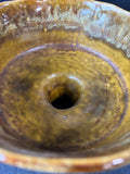 McCoy USA Art Pottery Drip Glaze Pedestal Planter