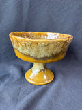 McCoy USA Art Pottery Drip Glaze Pedestal Planter