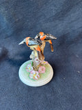 Herend Pair Of Bird On Branch Figurine *Read Description*