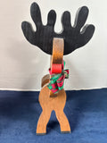 Wooden Rudolph the Red-Nosed Reindeer