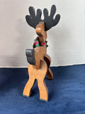 Wooden Rudolph the Red-Nosed Reindeer