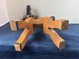 Wooden Rudolph the Red-Nosed Reindeer