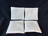 Set Of 4 Betsy Ross Flag Spiced Mug Mats *Read Description*