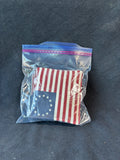 Set Of 4 Betsy Ross Flag Spiced Mug Mats *Read Description*