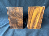 Hand Carved Elephant Bookends As Is*Read Description*