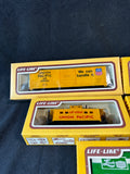 Lot Of 5 HO Scale Life Like Trains In Boxes