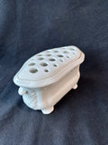 Hive Porcelain Flowet Arranger/Frog, Monogramed