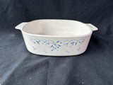Corning Ware Provincial Blue Casserole Dish