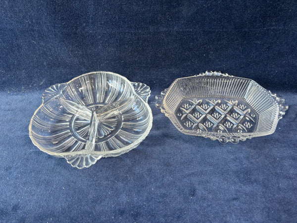Pair Of Glass Dishes