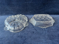Pair Of Glass Dishes