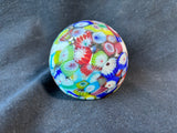 Murano Millefiori Art Glass Paperweight