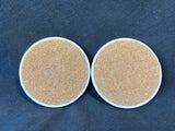 Set Of 8 Stone Floral Coasters