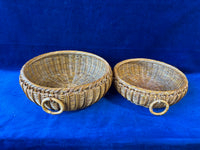 Pair Of Round Handled Baskets