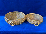 Pair Of Round Handled Baskets