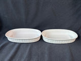 Pair Of Corning Ware Oval Casserole Dishes