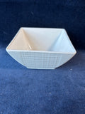 Set Of 4 Roscher & Co Mesh Square Bowl Small Porcelain Dishes