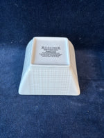 Set Of 4 Roscher & Co Mesh Square Bowl Small Porcelain Dishes