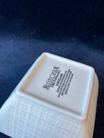 Set Of 4 Roscher & Co Mesh Square Bowl Small Porcelain Dishes